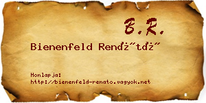 Bienenfeld Renátó névjegykártya