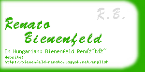 renato bienenfeld business card